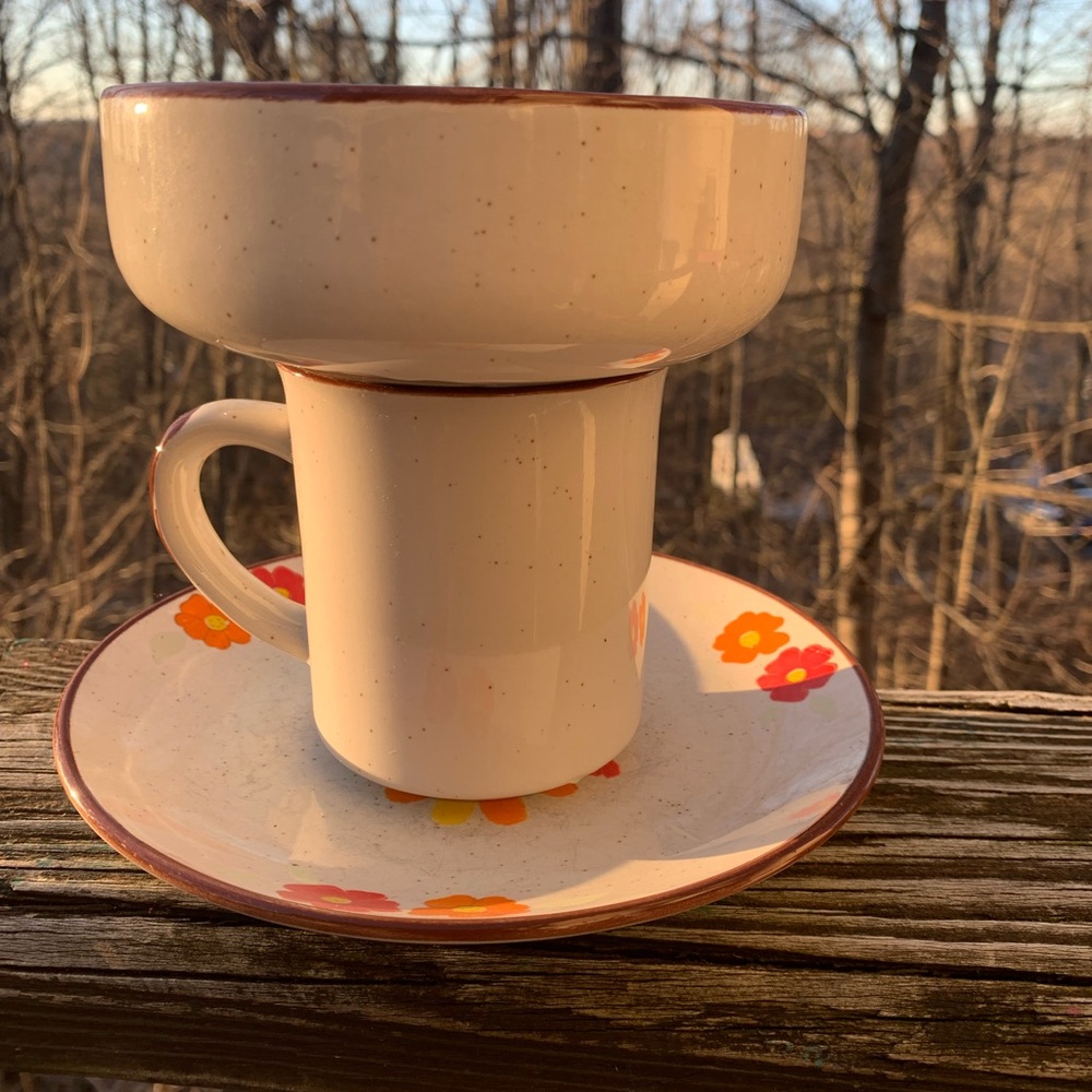 Cottage core 3 piece bowl mug and plate 👧 - Picture 4 of 13